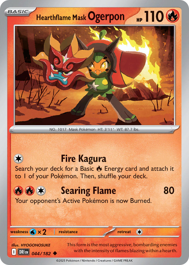 044/182 Hearthflame Mask Ogerpon