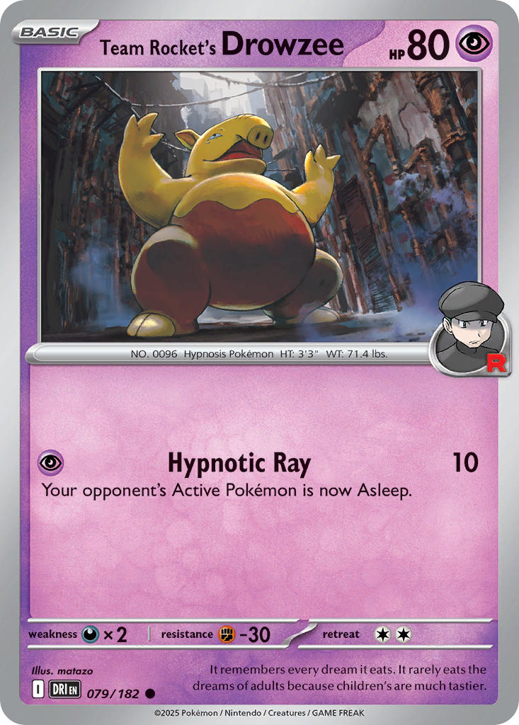 079/182 Team Rocket’s Drowzee