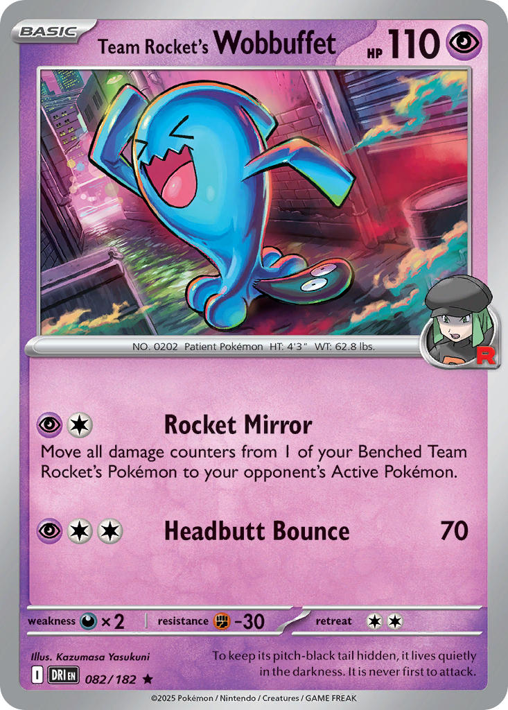 082/182 Team Rocket’s Wobbuffet
