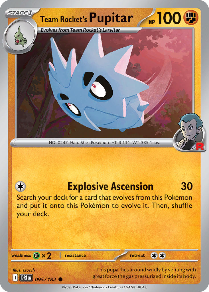 095/182 Team Rocket’s Pupitar