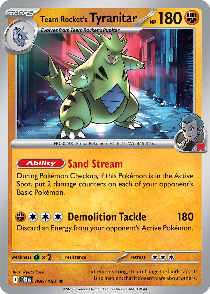 096/182 Team Rocket’s Tyranitar