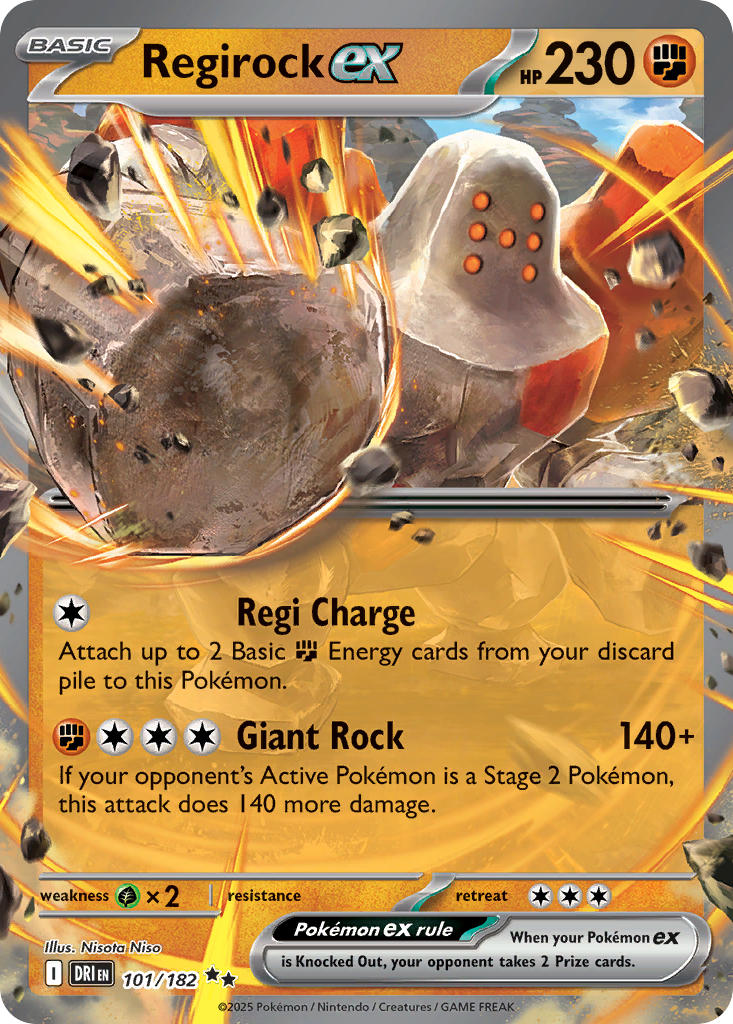 101/182 Regirock ex