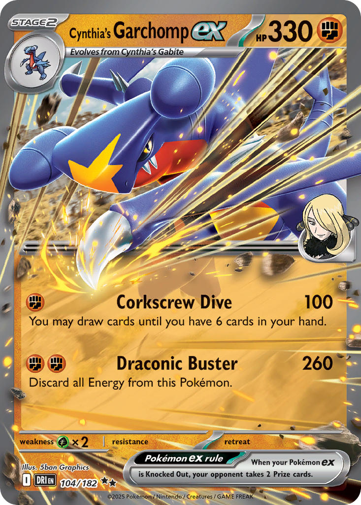 104/182 Cynthia’s Garchomp ex