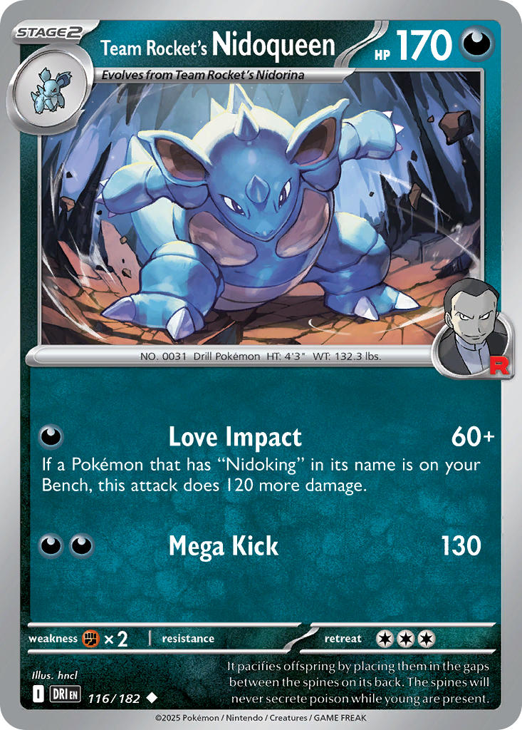 116/182 Team Rocket’s Nidoqueen