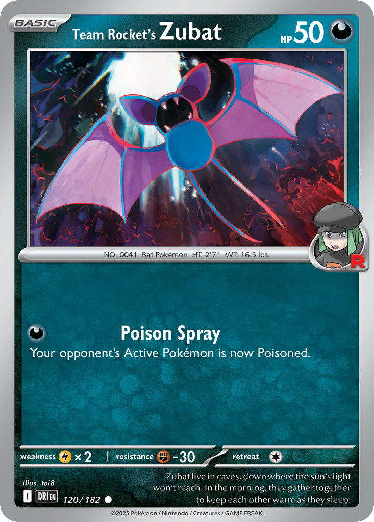 120/182 Team Rocket’s Zubat