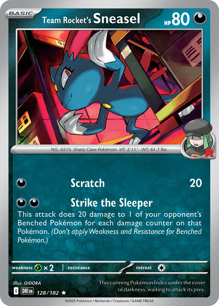 128/182 Team Rocket’s Sneasel