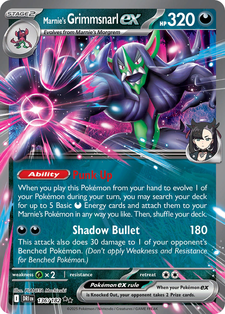 136/182 Marnie’s Grimmsnarl ex