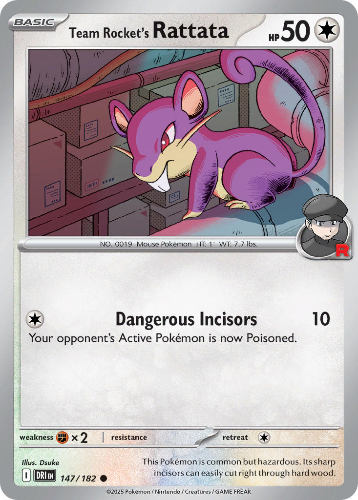 147/182 Team Rocket’s Rattata