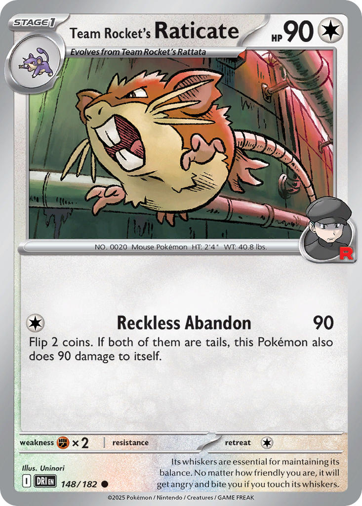 148/182 Team Rocket’s Raticate