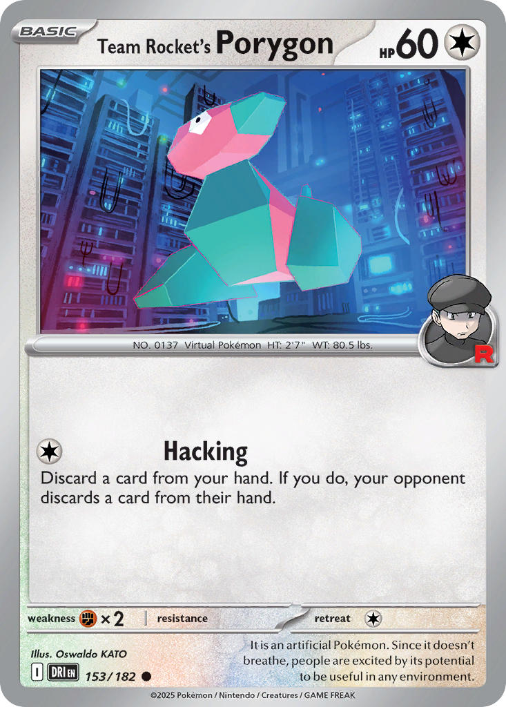 153/182 Team Rocket’s Porygon