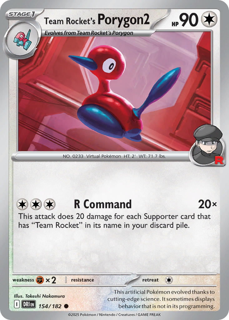 154/182 Team Rocket’s Porygon2