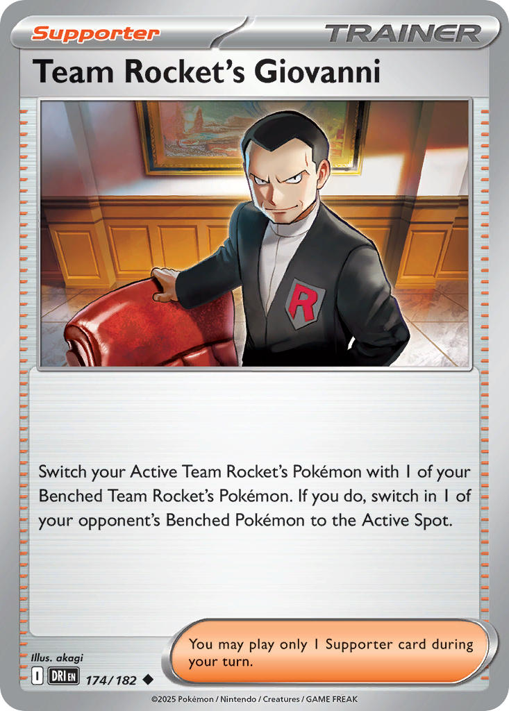 174/182 Team Rocket’s Giovanni