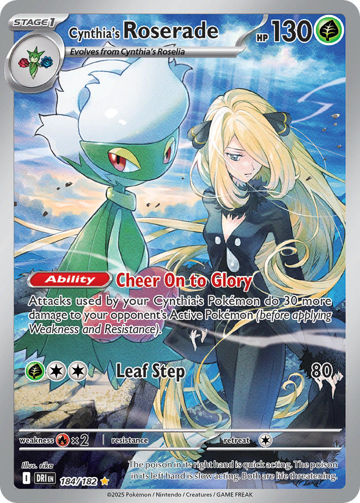 184/182 Cynthia’s Roserade
