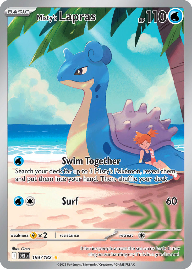 194/182 Misty’s Lapras