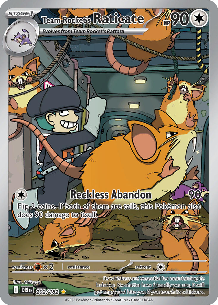 202/182 Team Rocket’s Raticate