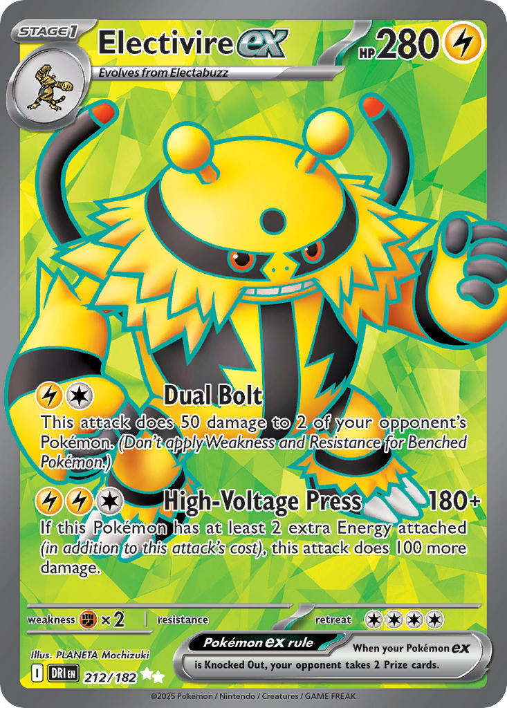 212/182 Electivire ex