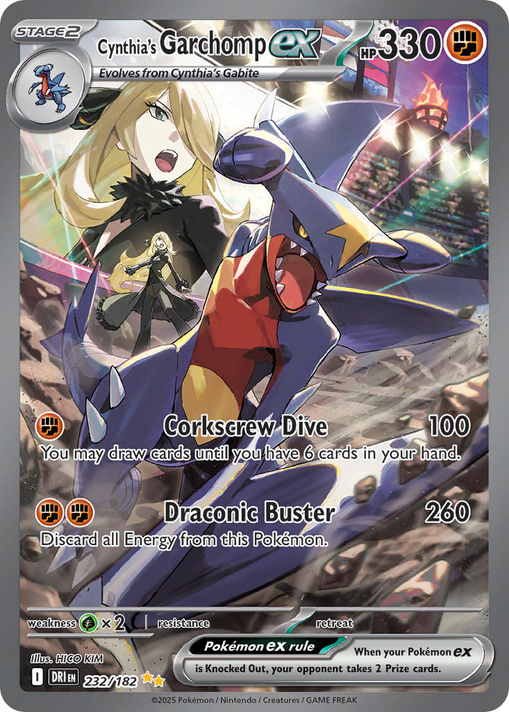 232/182 Cynthia’s Garchomp ex