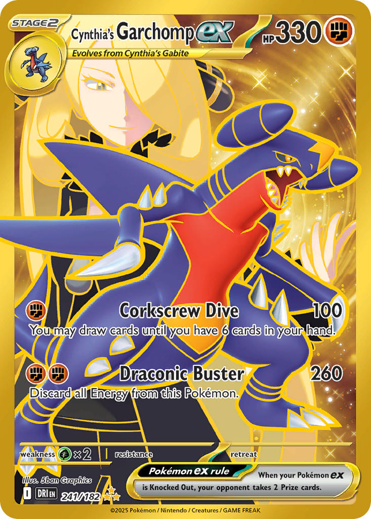 241/182 Cynthia’s Garchomp ex