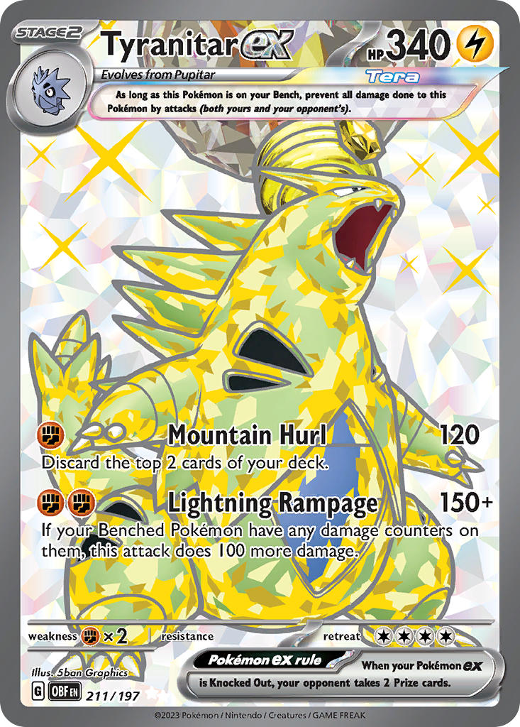 211/197 TyranitarEX
