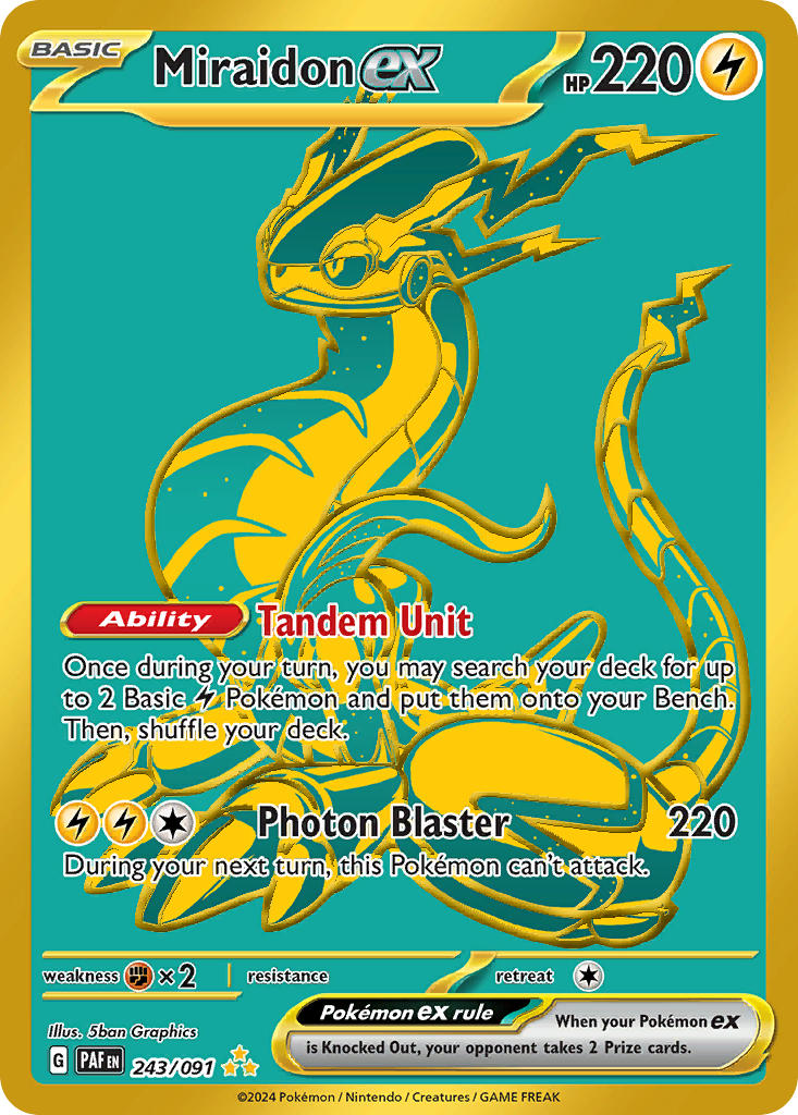 243/091 Miraidon EX
