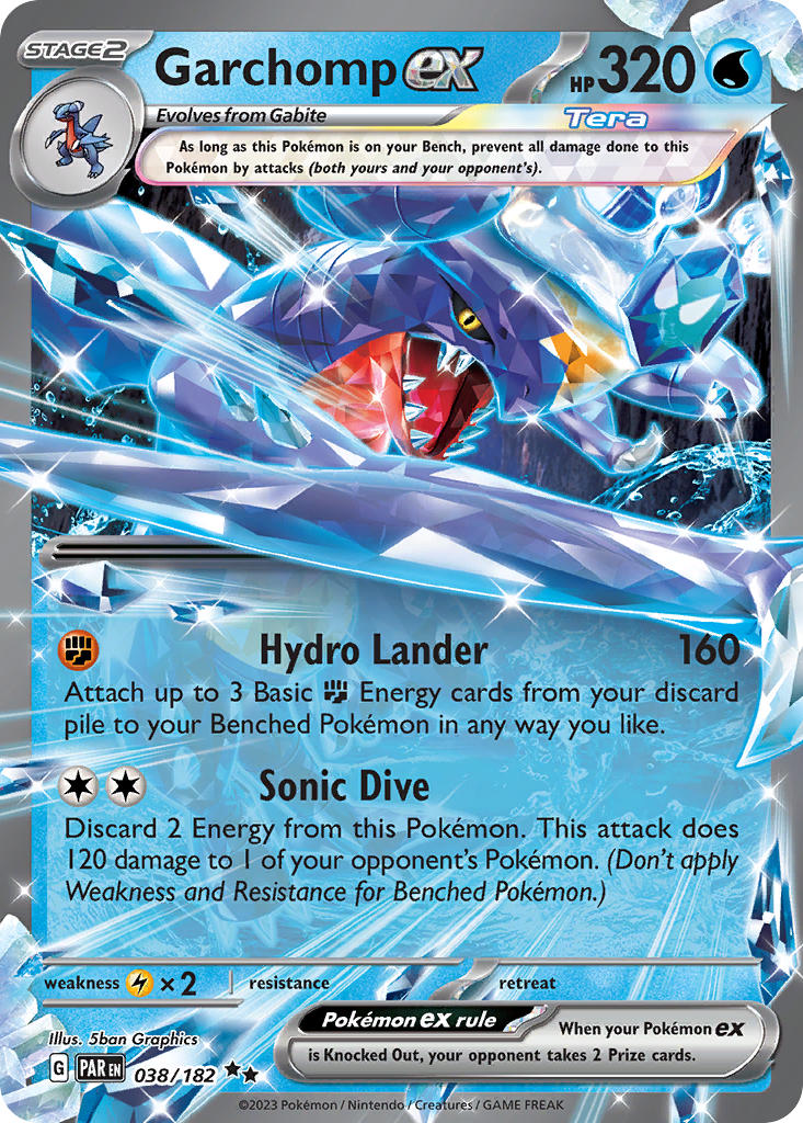 038/182 Garchomp EX