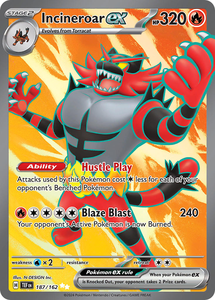 187/162 Incineroar EX