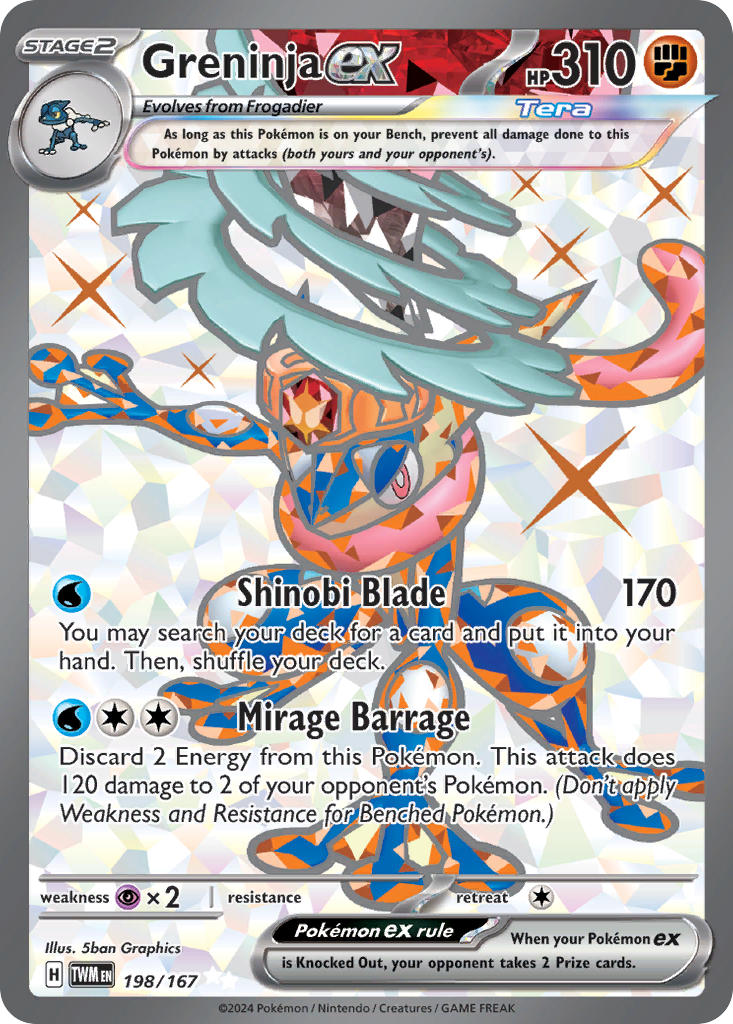 198/167 Greninja EX