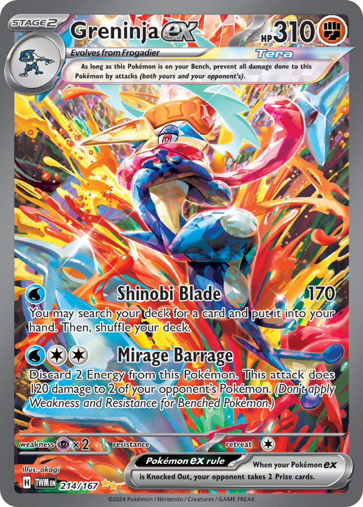 214/167 Greninja EX