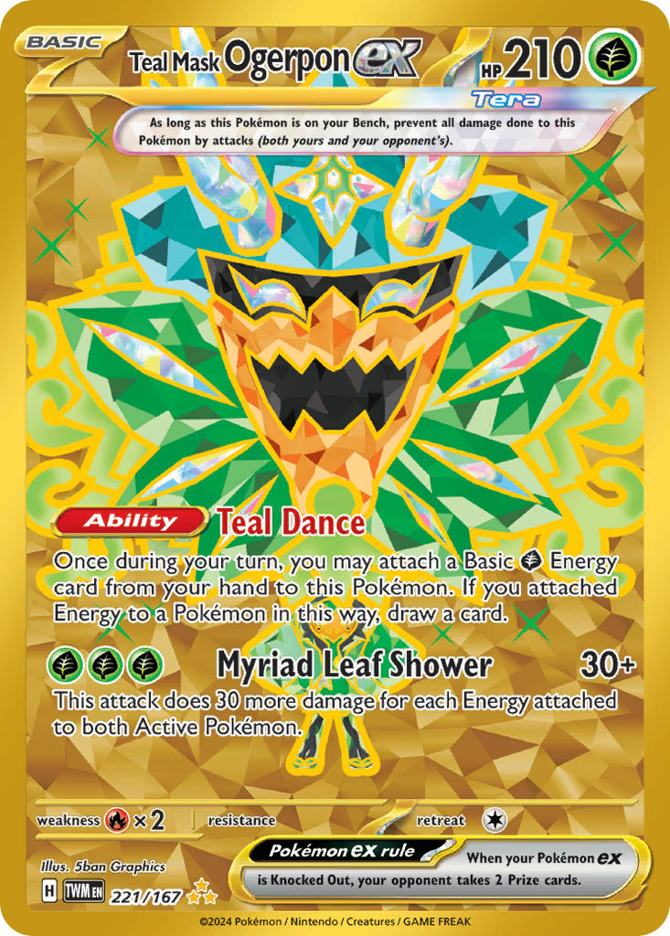221/167 Teal Mask OgerponEX