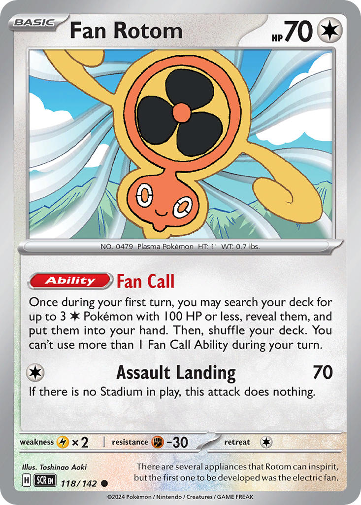118/142 Fan Rotom