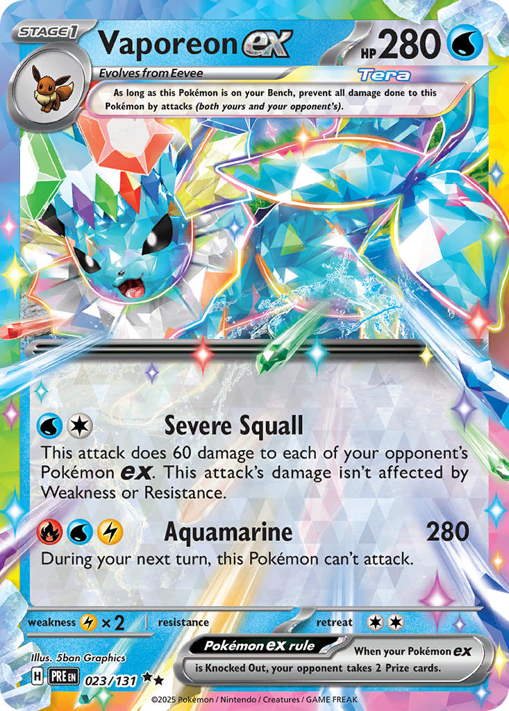 023/131 Vaporeon EX