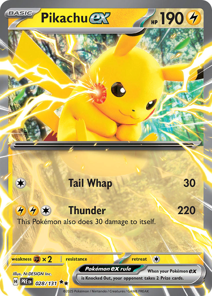 028/131 Pikachu EX