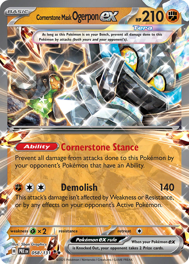 058/131 Cornerstone Mask Ogerpon EX