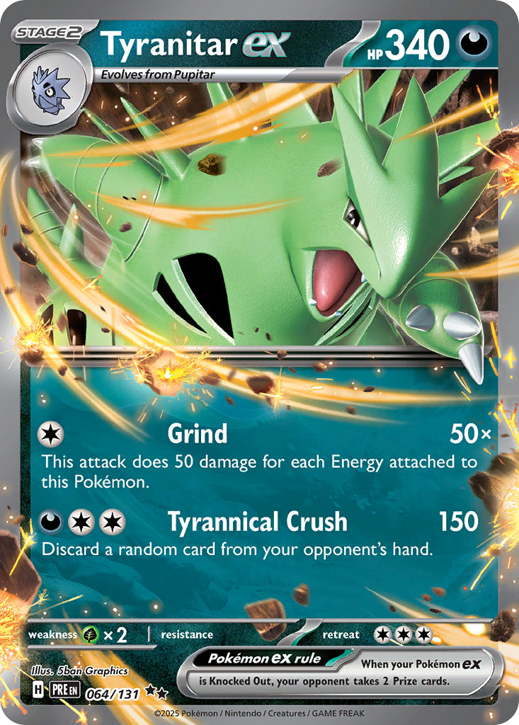 064/131 Tyranitar EX