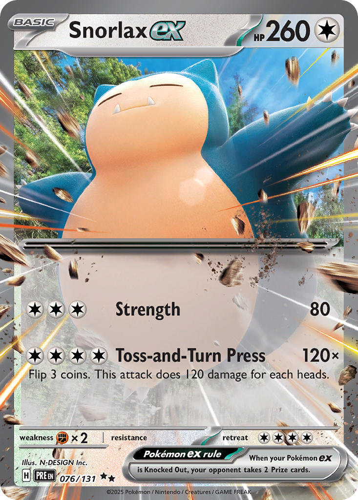 076/131 Snorlax EX