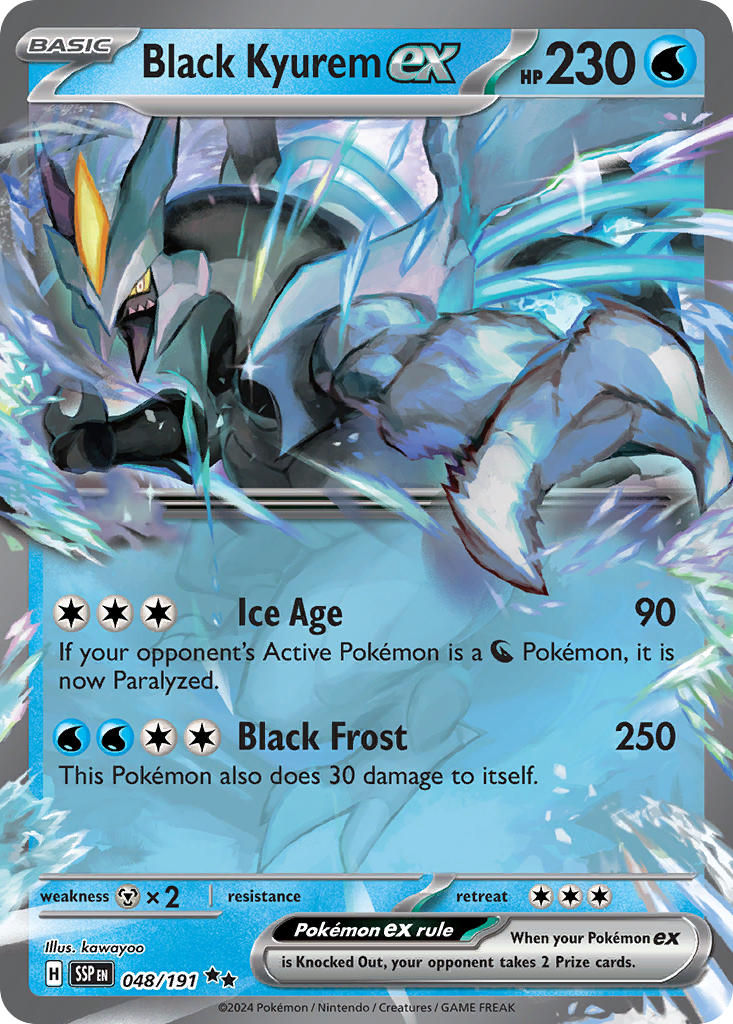 048/191 Black Kyurem EX