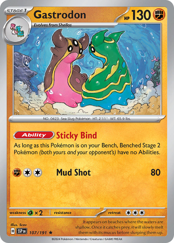 107/191 Gastrodon