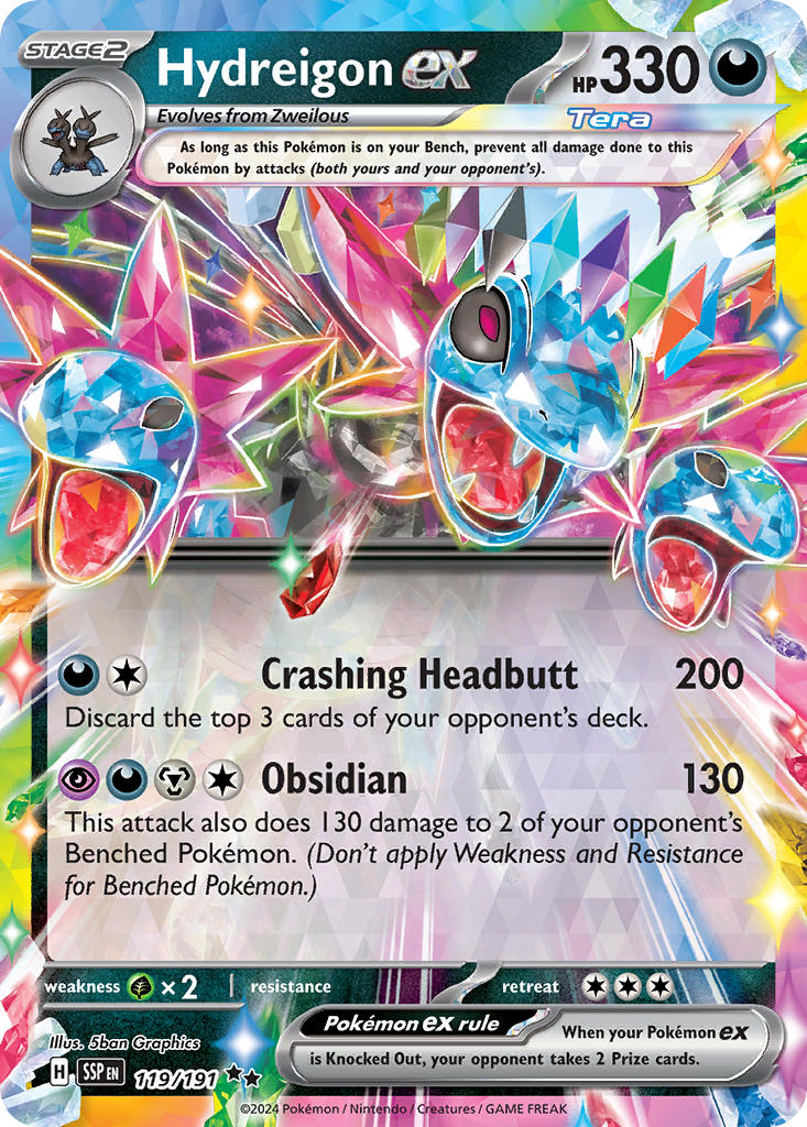 119/191 Hydreigon EX