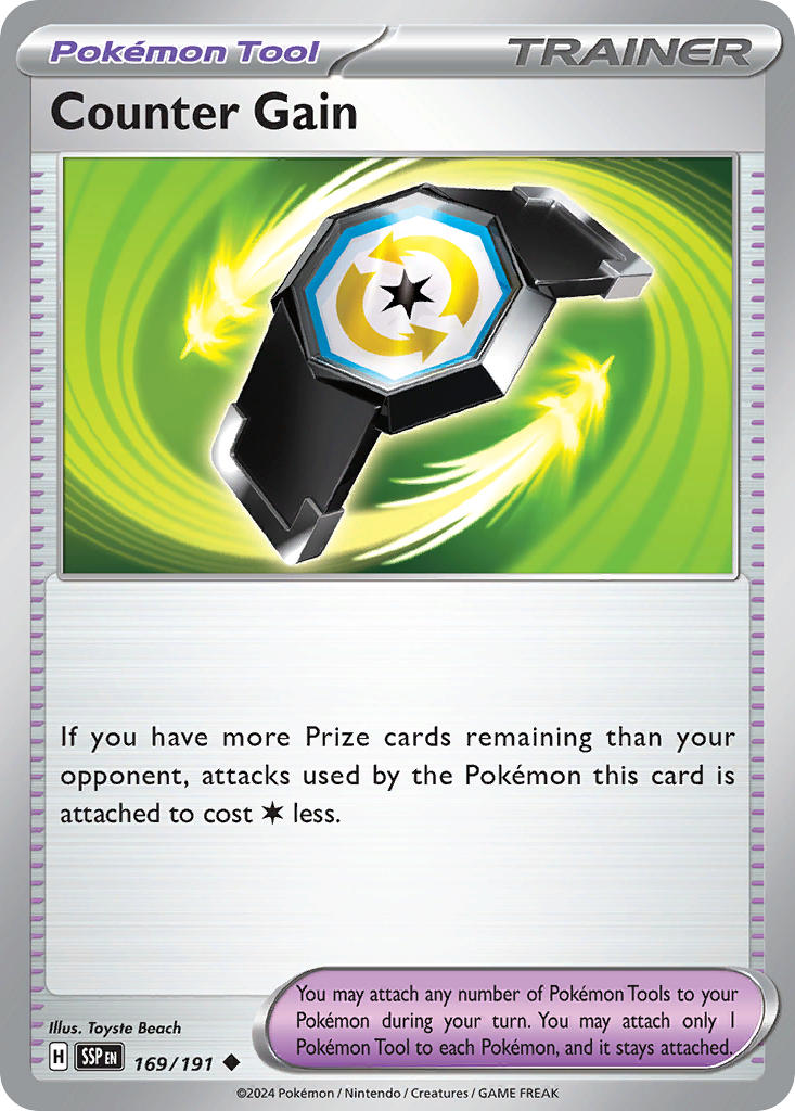 169/191 Counter Gain