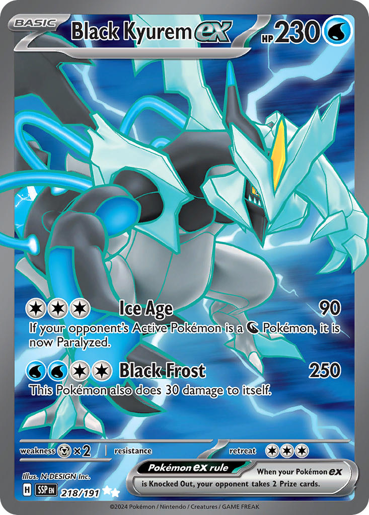 218/191 Black KyuremEX