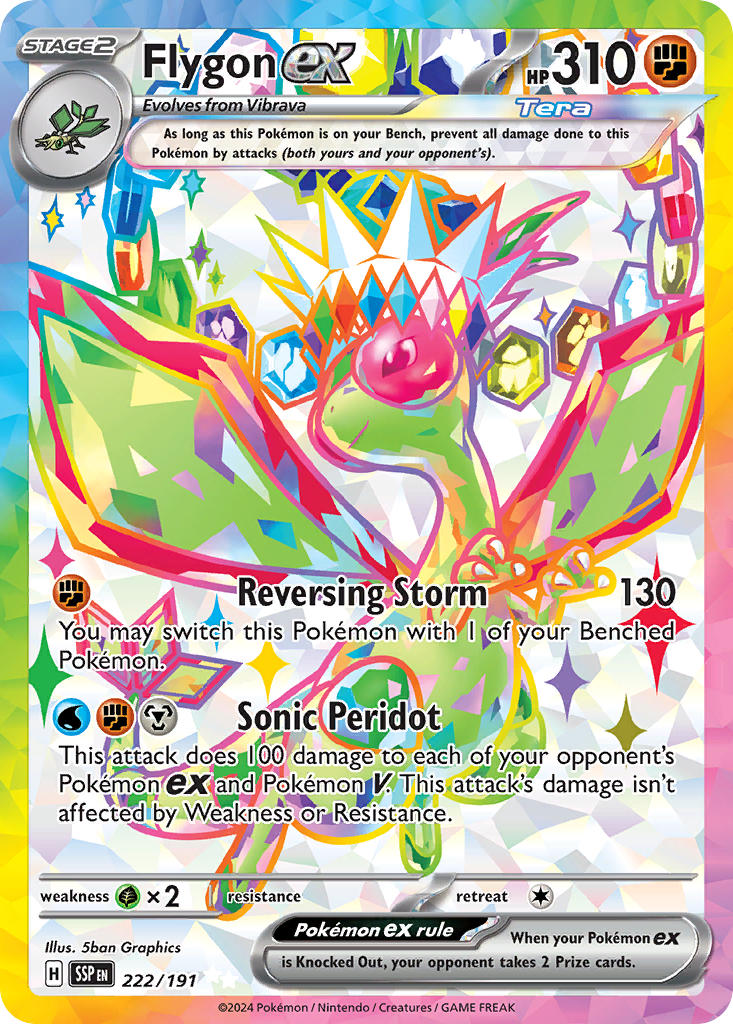 222/191 Flygon EX