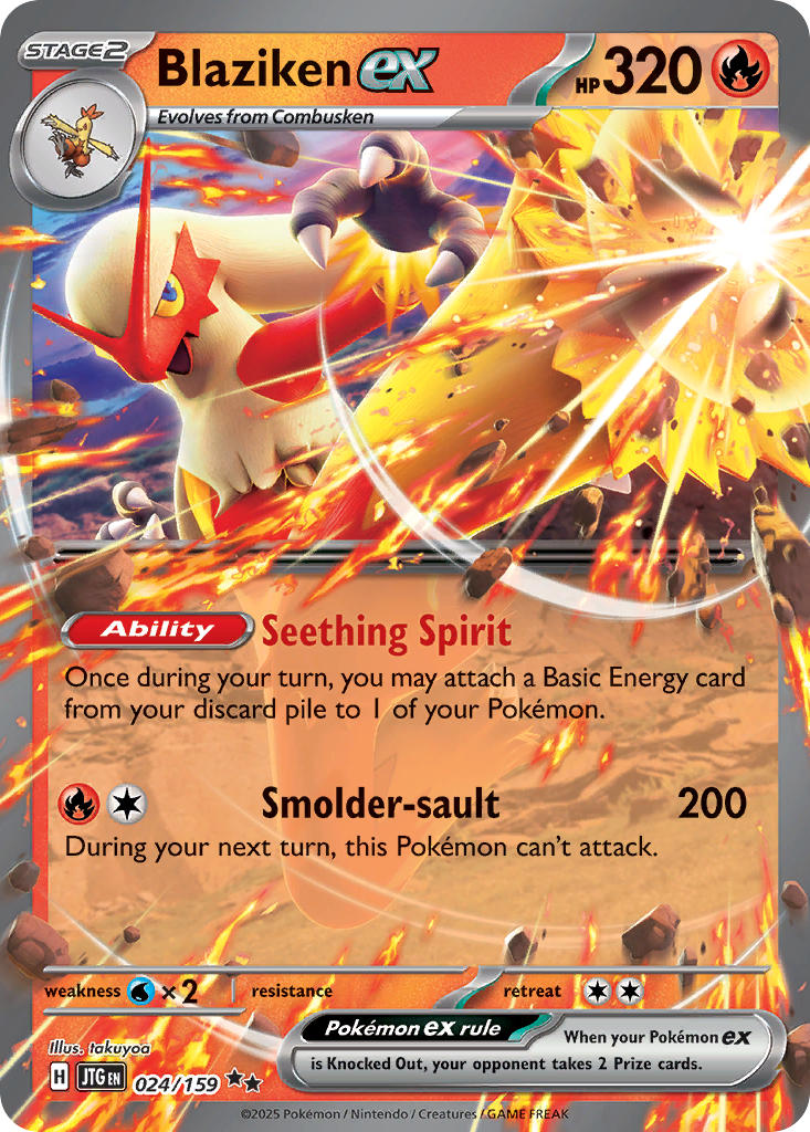 024/159 Blaziken ex