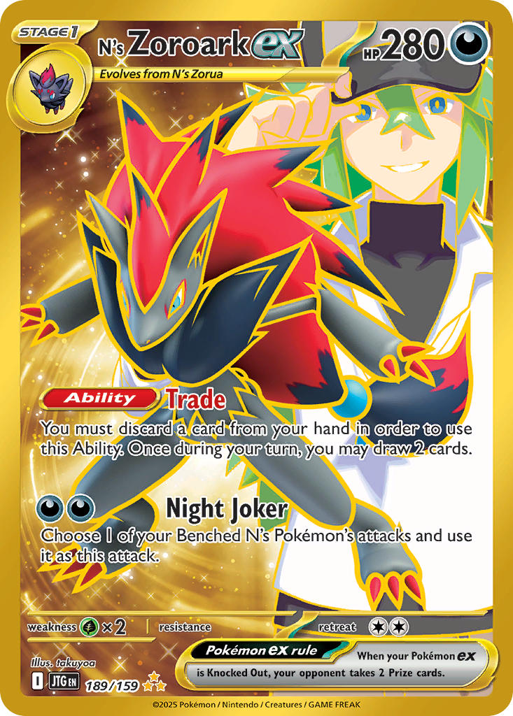 189/159 N’s Zoroark ex