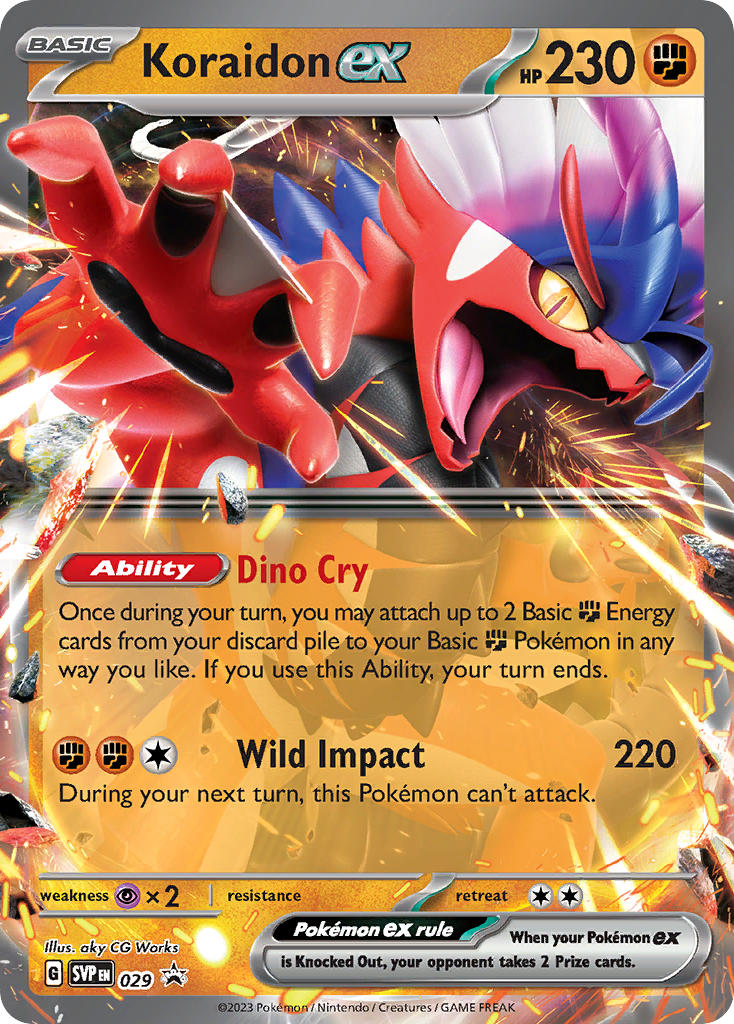 SVP029 Koraidon EX