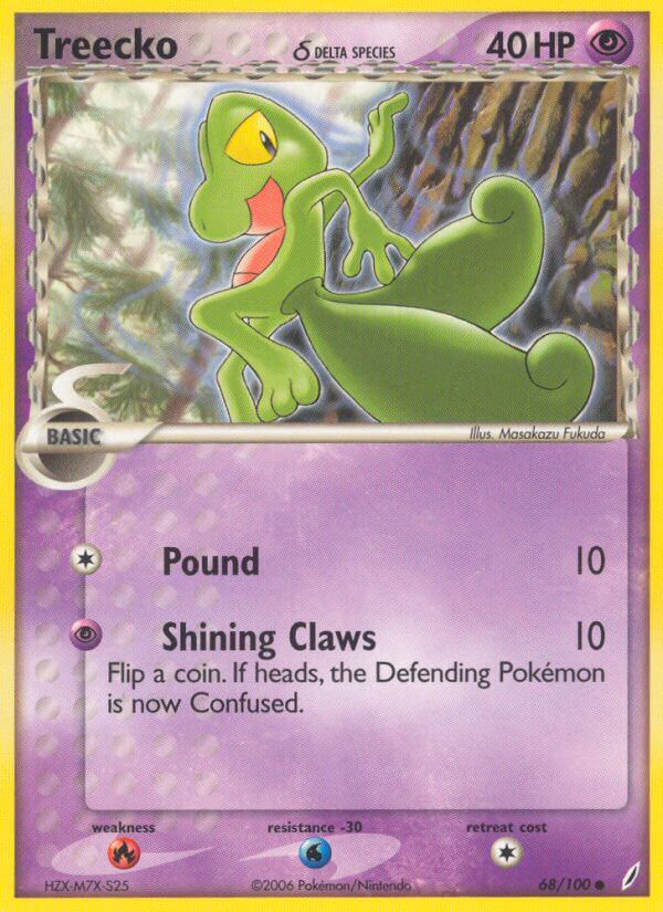 068/100 Treecko (delta species)