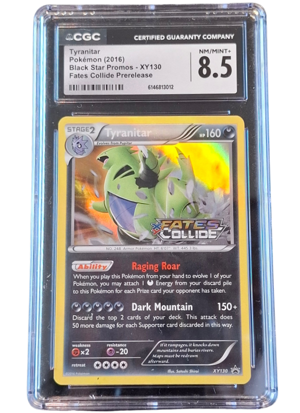 CGC 8.5 NM/Mint+ Tyranitar