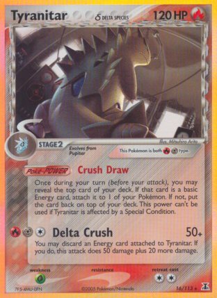 016/113 Tyranitar (delta species)