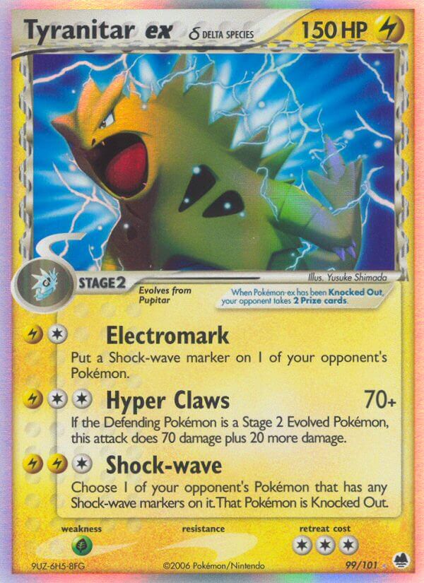 099/101 Tyranitar ex (delta species)