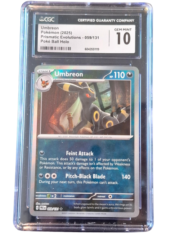 CGC Gem Mint 10 Umbreon (Poke Ball)