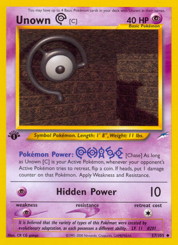 057/105 Unown C
